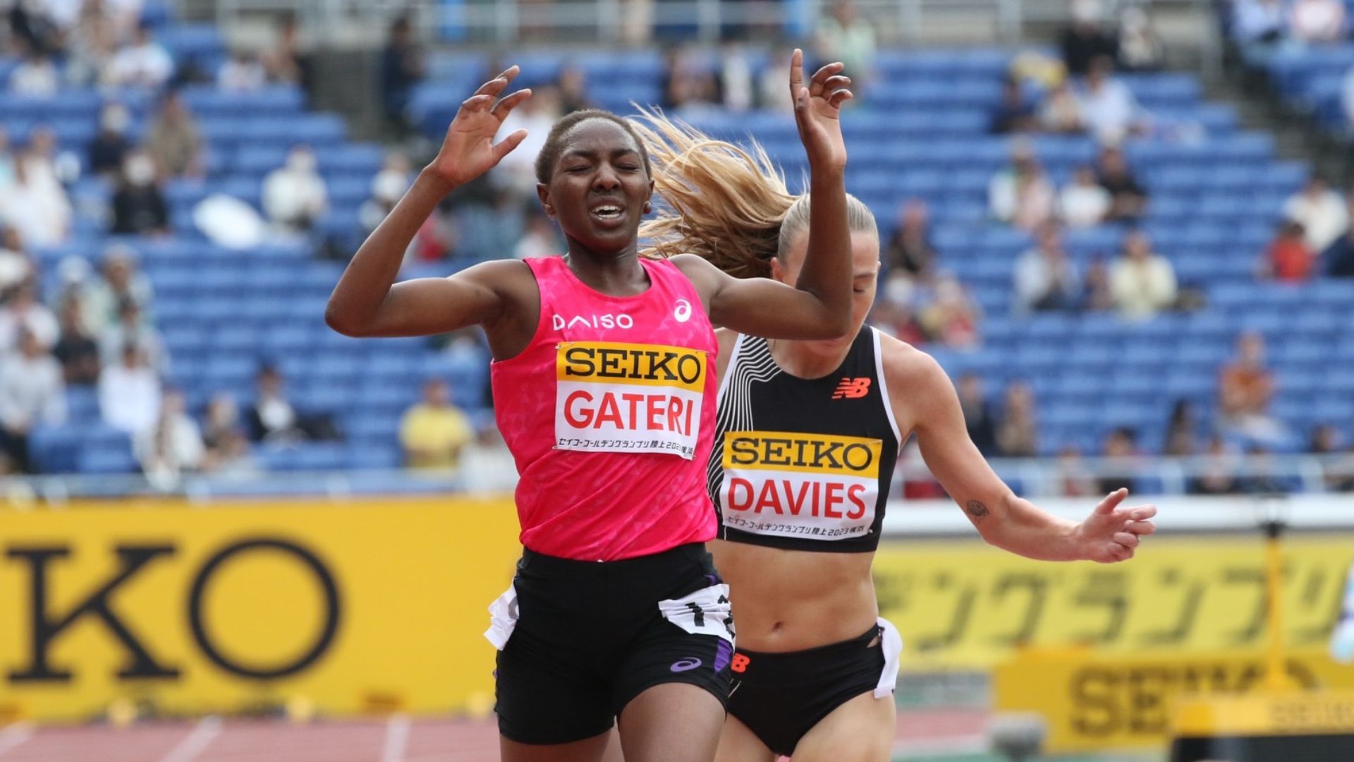 Teresiah Gateri upsets home talents to win the 3000m at Seiko