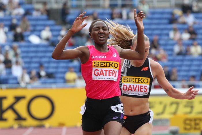 Teresiah Gateri wins the 3000m at the Seiko Golden Grand Prix