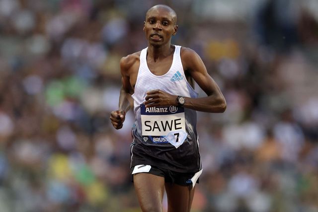 Sabastian Sawe of Kenya during a past race.