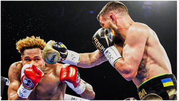 Devin Haney records controversial win against Vasyl Lomachenko to retain undisputed lightweight titles