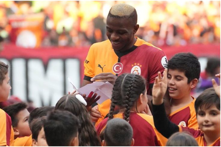 Nigeria and Galatasaray's superstar Victor Osimhen has become an icon at Rams Park.
