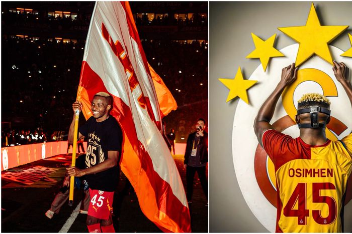 Nigeria's Victor Osimhen fired Galatasaray to their historic five stars.