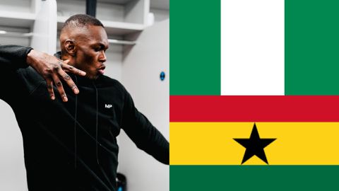 Israel Adesanya: UFC champion says Nigeria is not jealous of Ghana