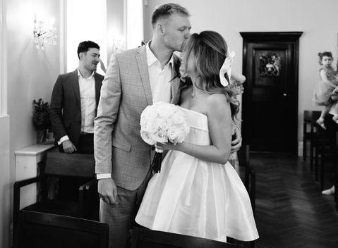 Aaron Ramsdale and Georgina Irwin