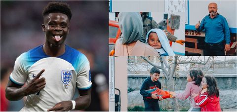 Bukayo Saka: England star provides shelter for 26 families displaced by earthquake in Turkey