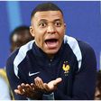 A shocked Kylian Mbappe reacts from Leipzig during the game agaunst the Netherlands.