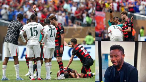 John Obi Mikel’s X-Rated Rant Over Nicolas Jackson’s Red Card Forces Presenter to Apologise