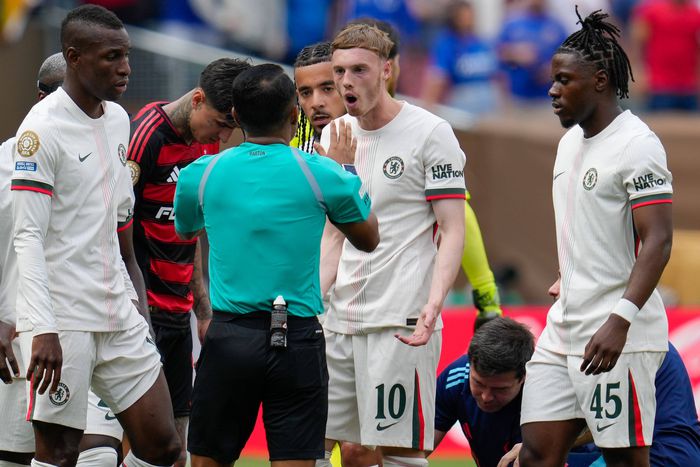 Chelsea players against Flamengo | Imago