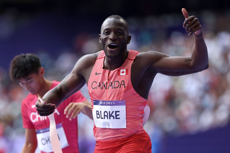 Olympian Jerome Blake storms to fastest time by a Canadian sprinter at international meeting in Germany