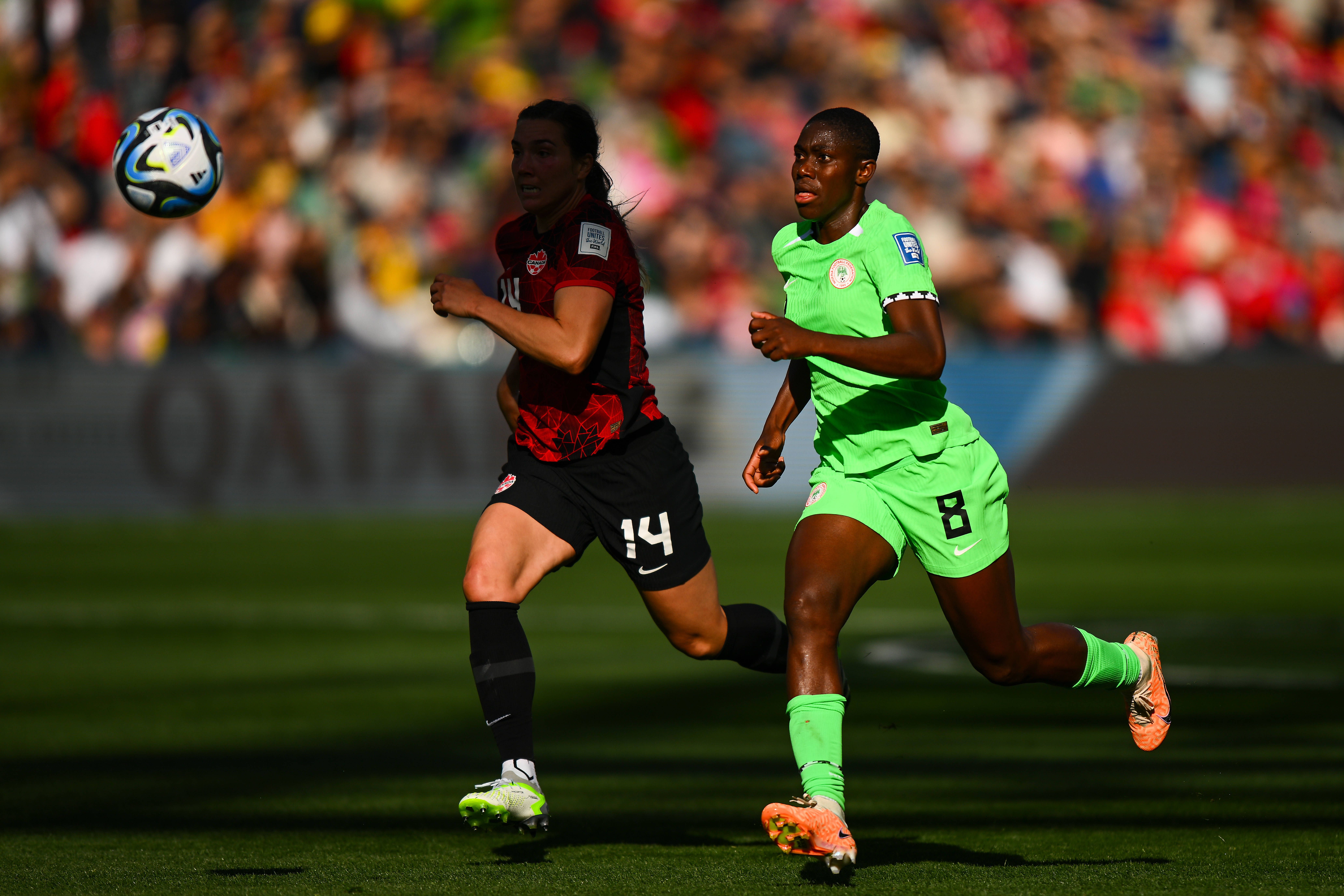 Chiamaka NnadozieAsisat Oshoala was silent for large parts of the encounter Nigeria W vs Canada W Women’s World Cup.