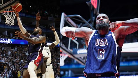 LeBron James hits dagger as Team USA survives 101-100 to beat South Sudan