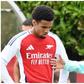 Mikel Arteta and Ethan Nwaneri.