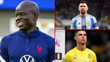 Ronaldo vs Messi: Chelsea legend N'Golo Kante wastes no time in picking the GOAT