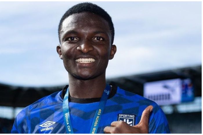 Sporting Lagos star Akomolede Babatunde.