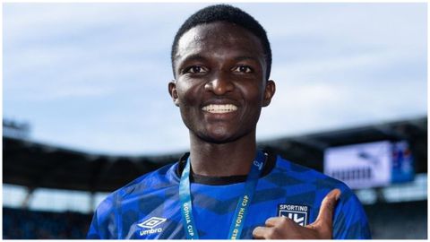 [WATCH]: 17-year-old Nigerian dubbed man with world's greatest throw-in