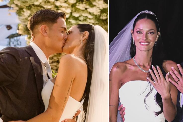 Paulo Dybala marries longtime partner Oriana Sabatini after dating for 6 years