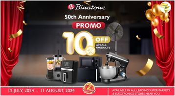 Celebrating 50 Years of Commitment to Africa: Enjoy a 10% Discount on All Binatone Products