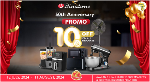 Celebrating 50 Years of Commitment to Africa: Enjoy a 10% Discount on All Binatone Products