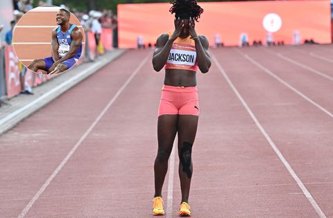 Gatlin reveals how Shericka Jackson can still deliver in Paris despite latest injury woe