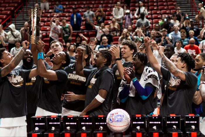 Kon Knueppel wins MVP as the Charlotte Hornets beat the Sacramento Kings to win the Summer League championship in Las Vegas.