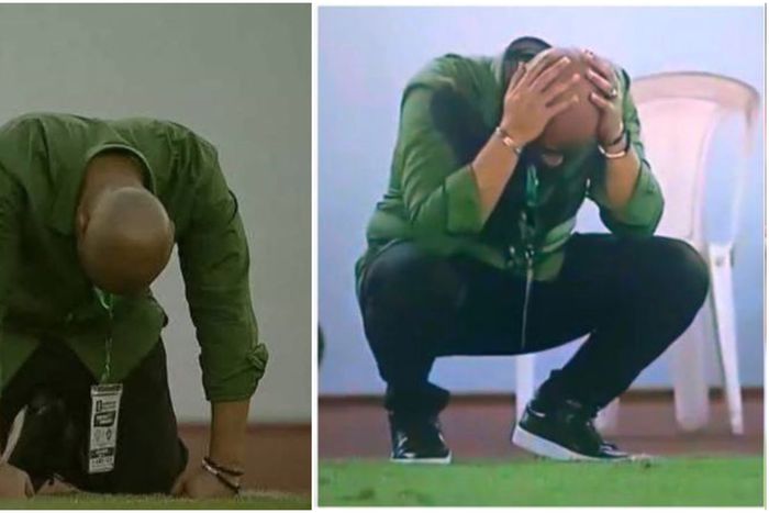 Nigeria and Super Eagles boss Eric Chelle.