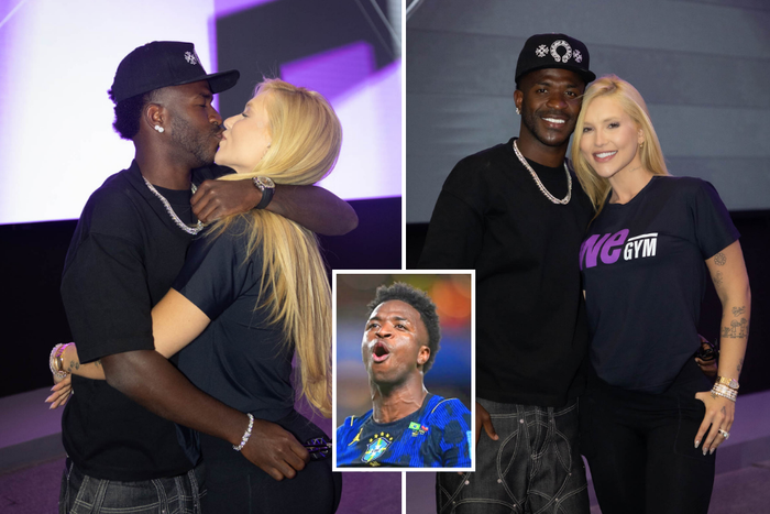 Vinícius Jr debuts new look after facial transformation as Real Madrid star shares kiss with ex-girlfriend Virginia Fonseca
