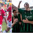 Elliot Lee of Wrexham (L) and Tomas Cvancara of Gladbach (r). (Photo Credit: Wrexham and Gladbach/X. Collage: Pulse Sports)