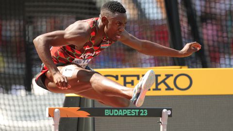 Wiseman Were's 400m hurdles campaign ends in semifinal World Championships