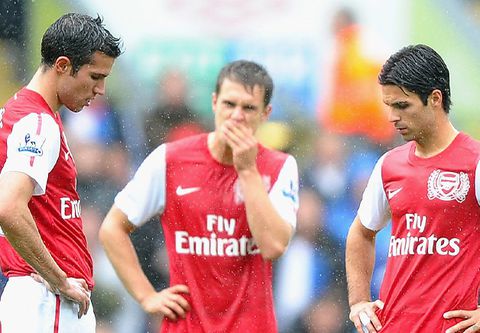Walcott reminisces moment Van Persie and Ramsey nearly fought after win over Manchester City