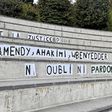 Anti-sex crime banners targeting Mendy and Hakimi displayed near Lorient Stadium