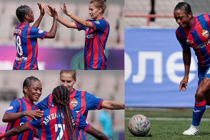 The victory means Ordega and her CSKA Moscow side are at the top of the league in Russia. ( CSKA Moscow website)