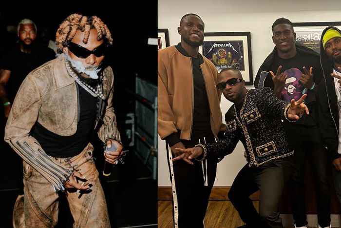 Asake teamed up with Frank Onyeka, Dennis Emmanuel and Taiwo Awoniyi at the O2 Arena for his concert (Dr. Drew Uyi)