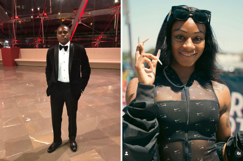 Sha'Carri Richardson and Christian Coleman: American power 'couple' wear matching outfits in training as they practice block starts