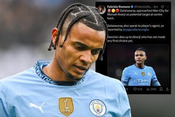 'I Trusted You’- Fans Slam Fabrizio Romano After Deleted Manuel Akanji Galatasaray Transfer Tweet