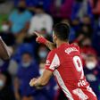 Suarez fires Atletico top with late double at Getafe