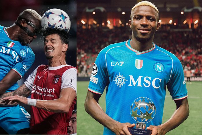 Nigerian football fans now argue that Osimhen is better than Haaland based on their ability and football technique. - Imago