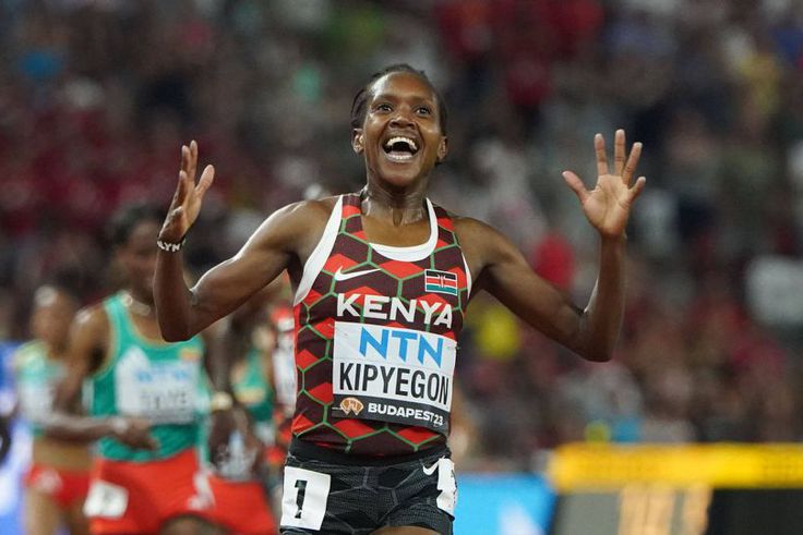 Sha'Carri Richardson and Shericka Jackson trail Faith Kipyegon by a mile in Athlete of the Year race