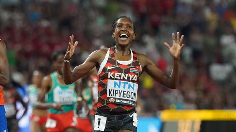 Sha'Carri Richardson and Shericka Jackson trail Faith Kipyegon by a mile in Athlete of the Year race