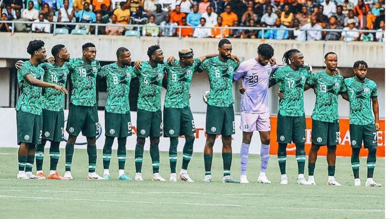 The rankings mean that the Super Eagles are now sixth among countries under the Confederation of Africa Football (CAF). - Image Credit- Victor Osimhen/Instagram