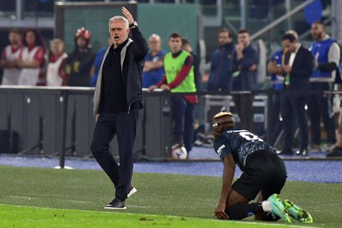 Jose Mourinho said Victor Osimhen was a diver ahead of the clash.