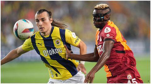 Fenerbahce vs Galatasaray: Napoli boys on fire as Victor Osimhen shuts Mourinho up with stunning chest-assist