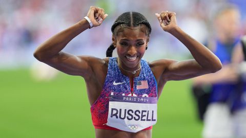 'Look what they wrote!- Masai Russell shares special post-Olympic surprise with fans