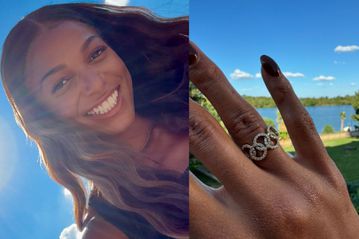 Wedding bells? Gabby Thomas leaves fans guessing as she flaunts Olympics-themed ring