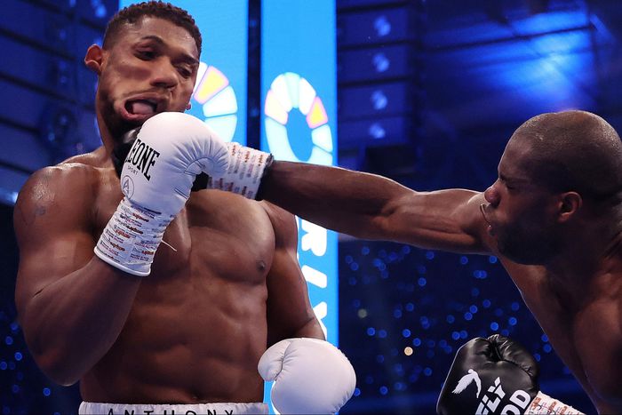 In front of 96,000 at Wembley, Daniel Dubois knocked out Anthony Joshua in the fifth round to retain his IBF title.