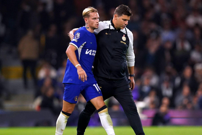Mauricio Pochettino and Mhykhailo Mudryk || Image credit: Imago
