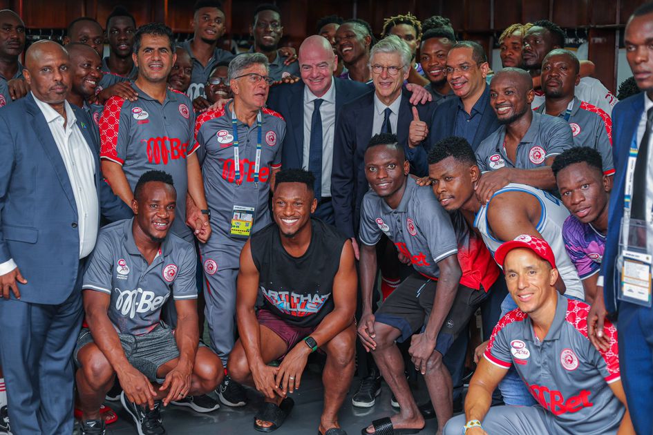 Infantino watches Simba vs Al Ahly as African Football League goes live on FIFA  Plus - Pulse Sports Nigeria