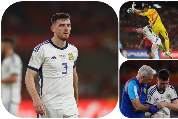 Andrew Robertson, sidelined till next year