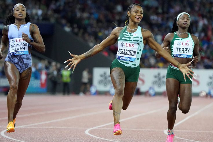 Sha'Carri Richardson reacts to news of being named after the track at Kincaide Stadium