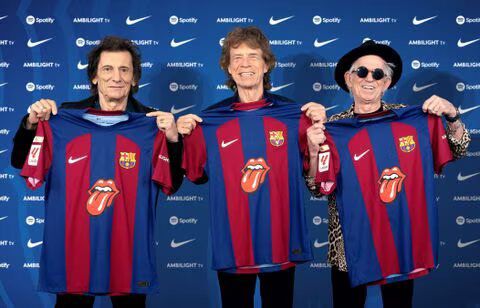 El Clasico: Barcelona receive new jersey partners, team up with legendary British band Rolling Stones