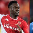 AS Monaco striker Folarin Balogun and Napoli forward Victor Osimhen || Image credit: GOAL/GETTY/Pulse Sports collage